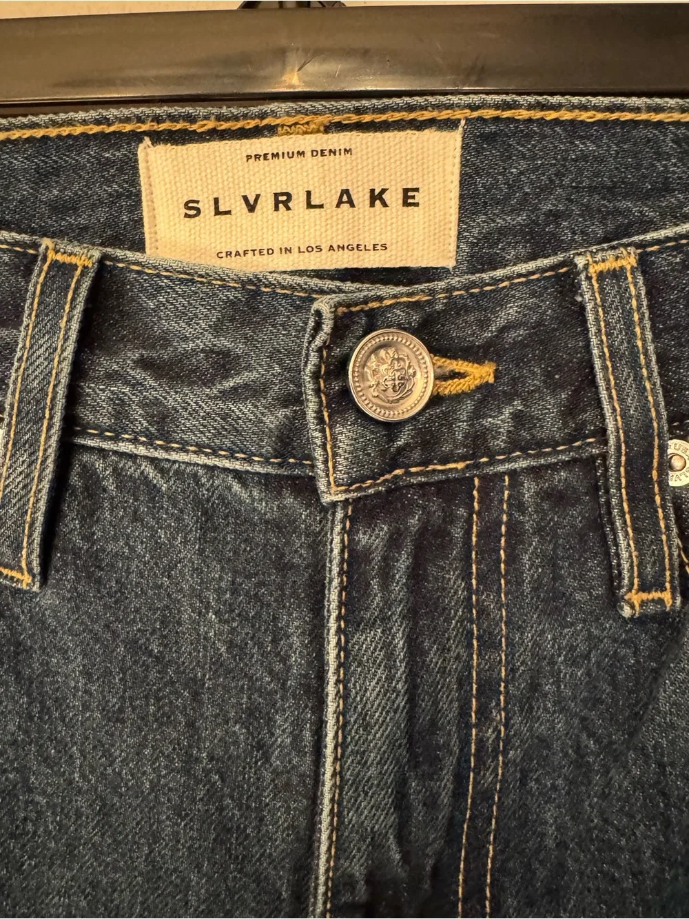 SLVRLAKE Virginia Slims Women’s Blue High Rise Slim Fit Denim Jeans Size 24 - Picture 11 of 16